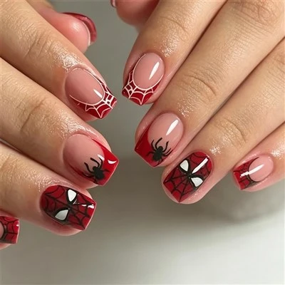 Halloween French Press On Nails