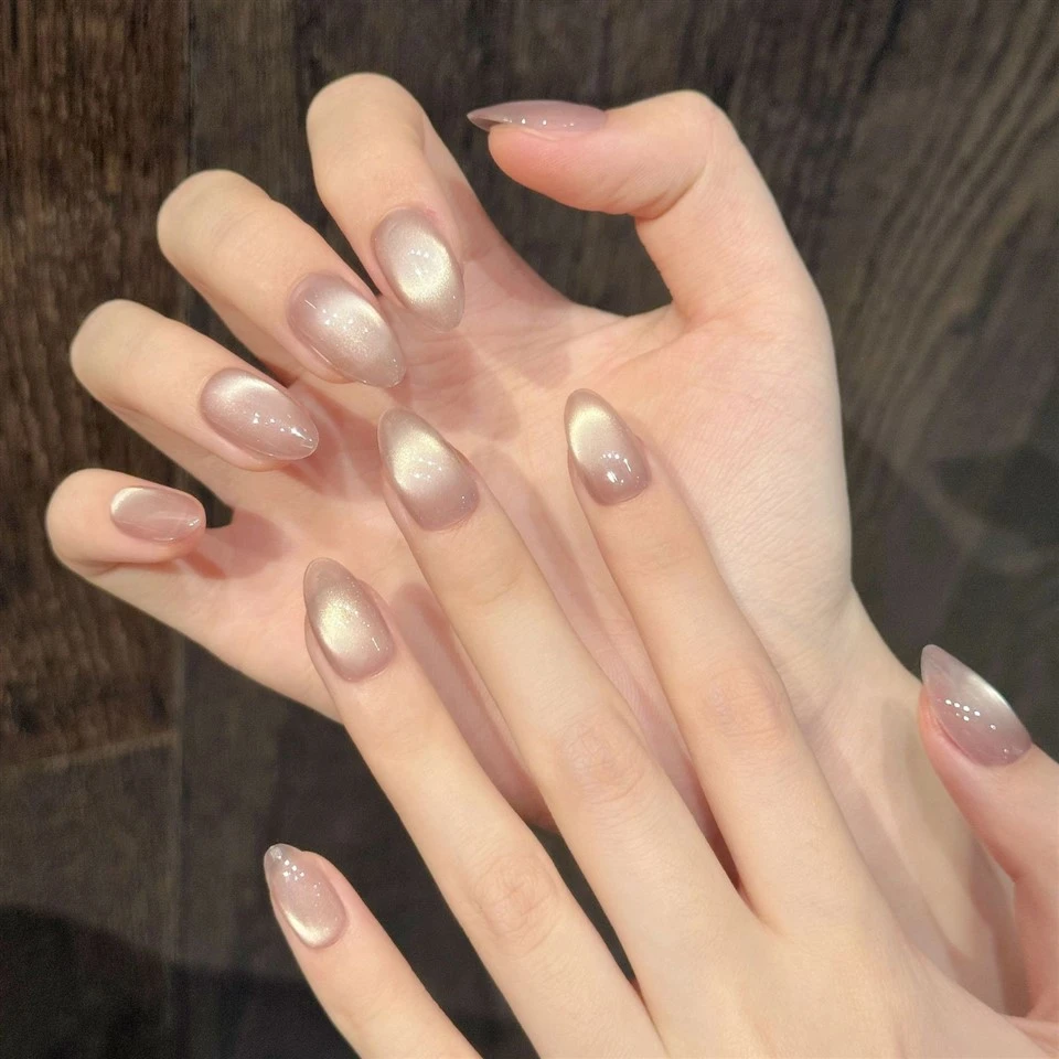 Handmade Cat Eye Press On Nails suppliers