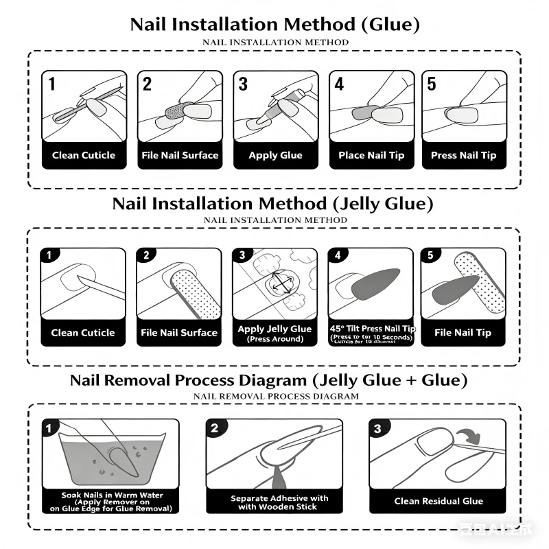 Long Soft Gel Press On Nails best