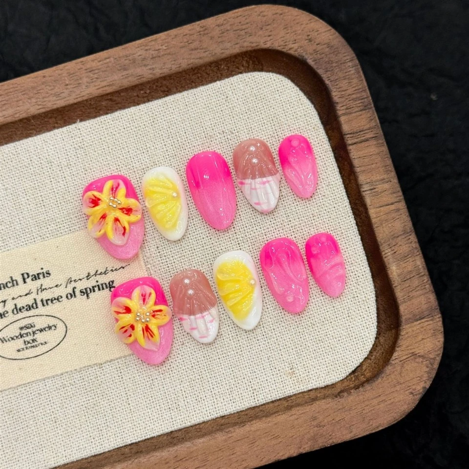 Reusable Almond Press‑on Nails factory