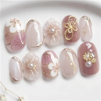 3D Charm Press On Nails