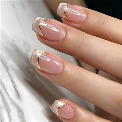 Coffin Soft Gel Press On Nails
