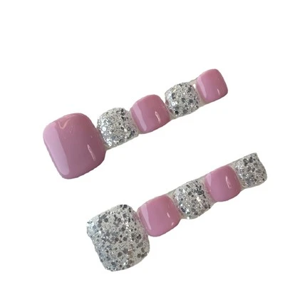 French Toe Press On Nails