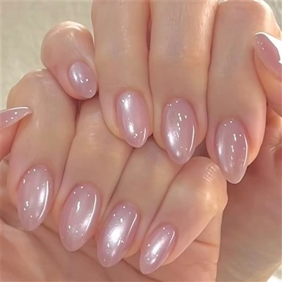 Glitter Cat Eye Press On Nails