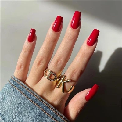 Nude Solid Color Press On Nails