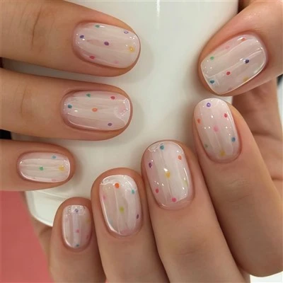 Pink Ombre Press On Nails