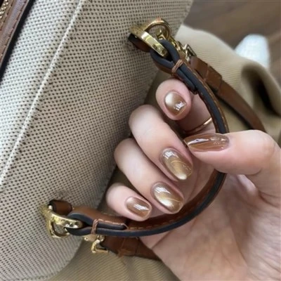 Velvet Cat Eye Press On Nails